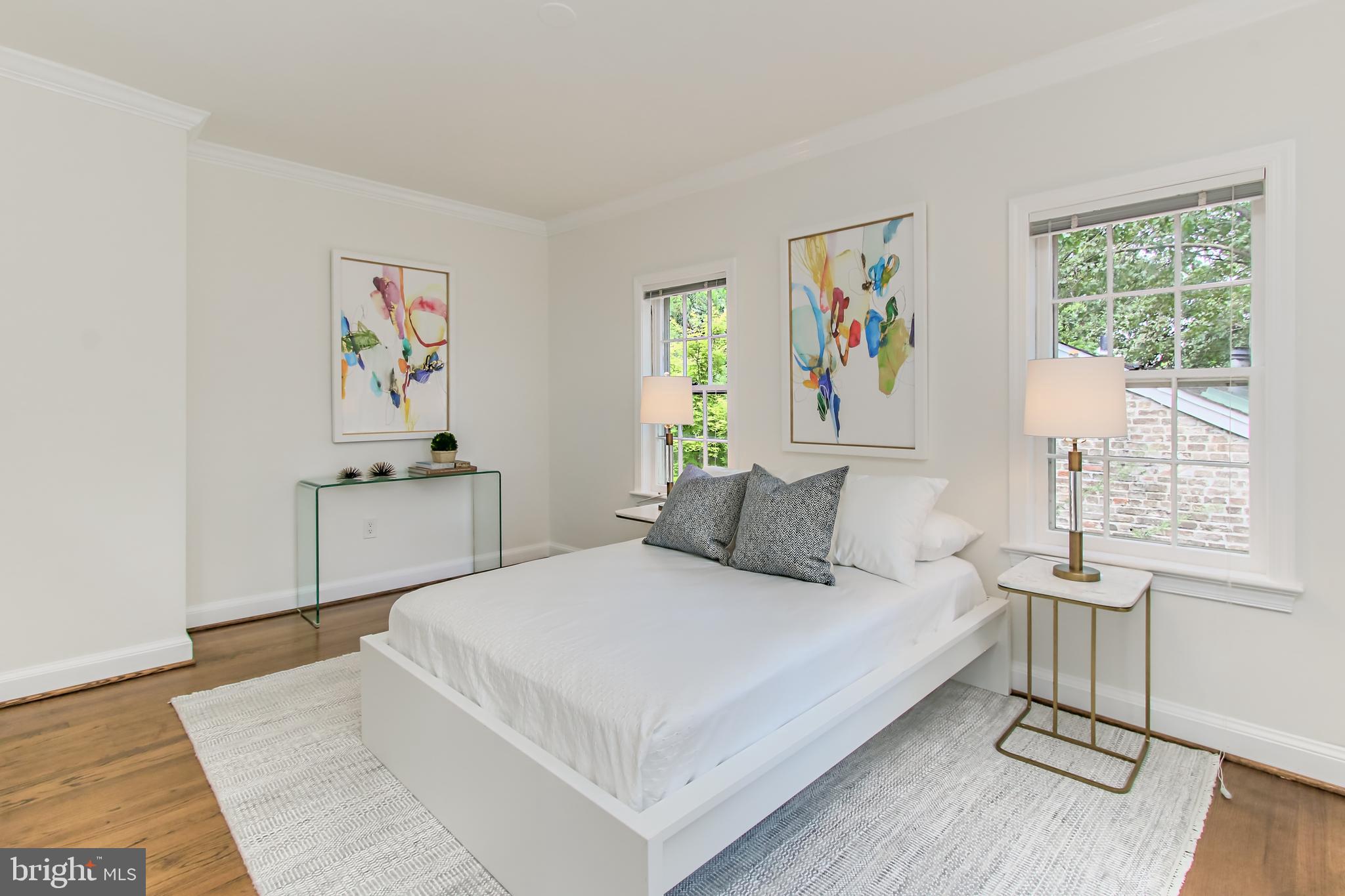 2821 Olive Street Northwest Washington, DC 20007 - Photo 21 of 27 Bedroom Two with Two Exposures