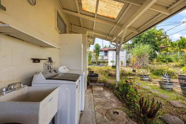 a view of a house with a outdoor space