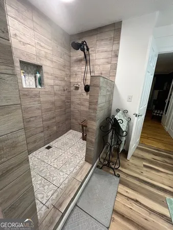 a bathroom with a sink