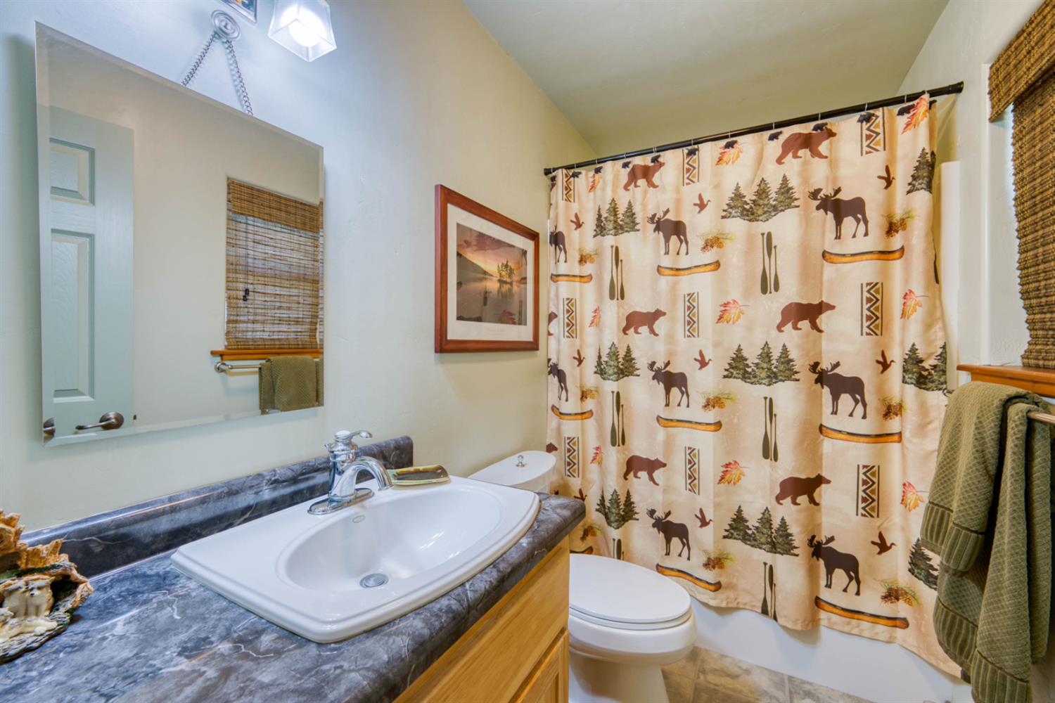 33855 Shaver Springs Road Auberry, CA 93602 - Photo 24 of 41 a bathroom with a sink toilet and shower