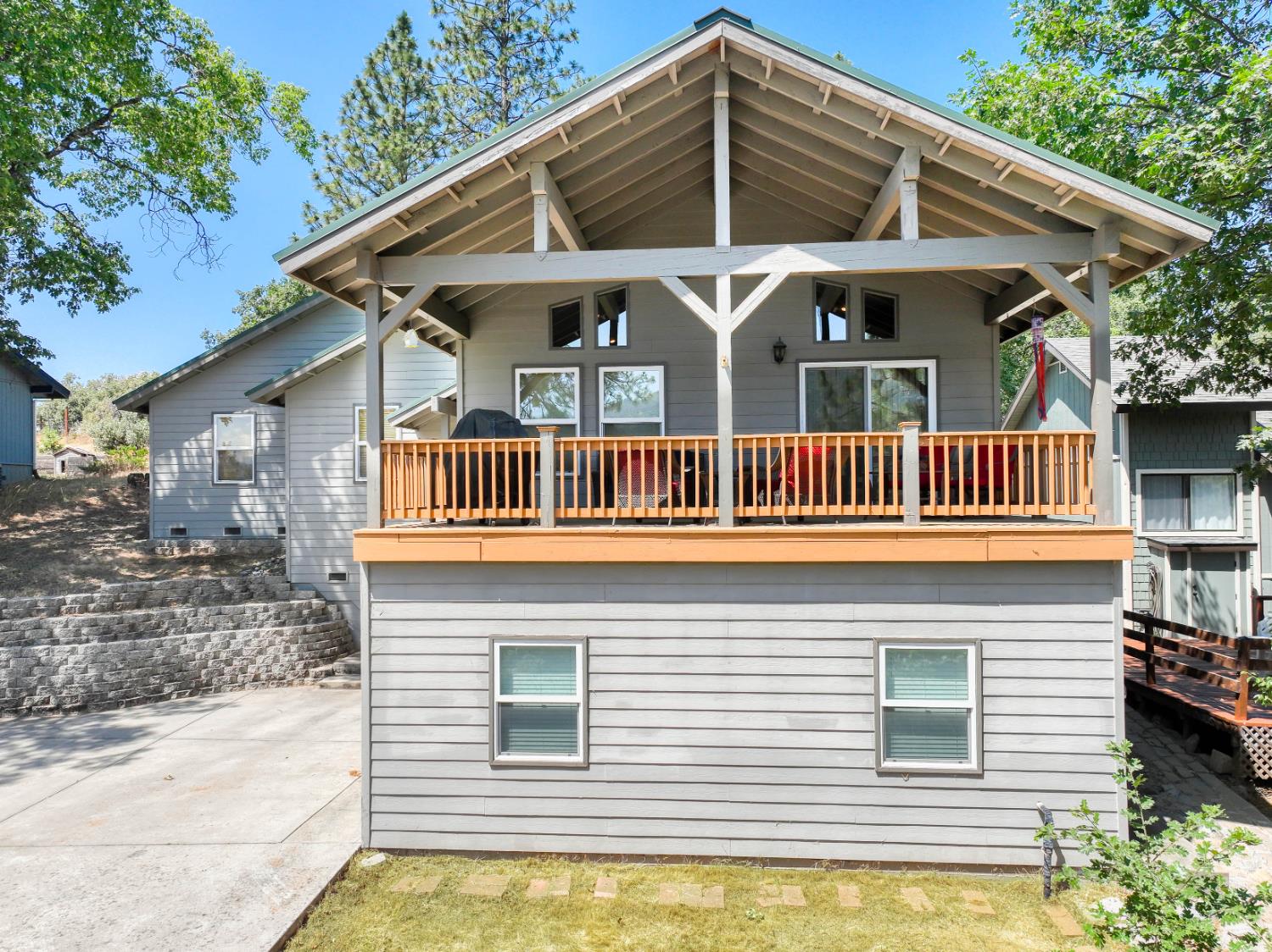 33855 Shaver Springs Road Auberry, CA 93602 - Photo 6 of 41 a front view of a house with a garden