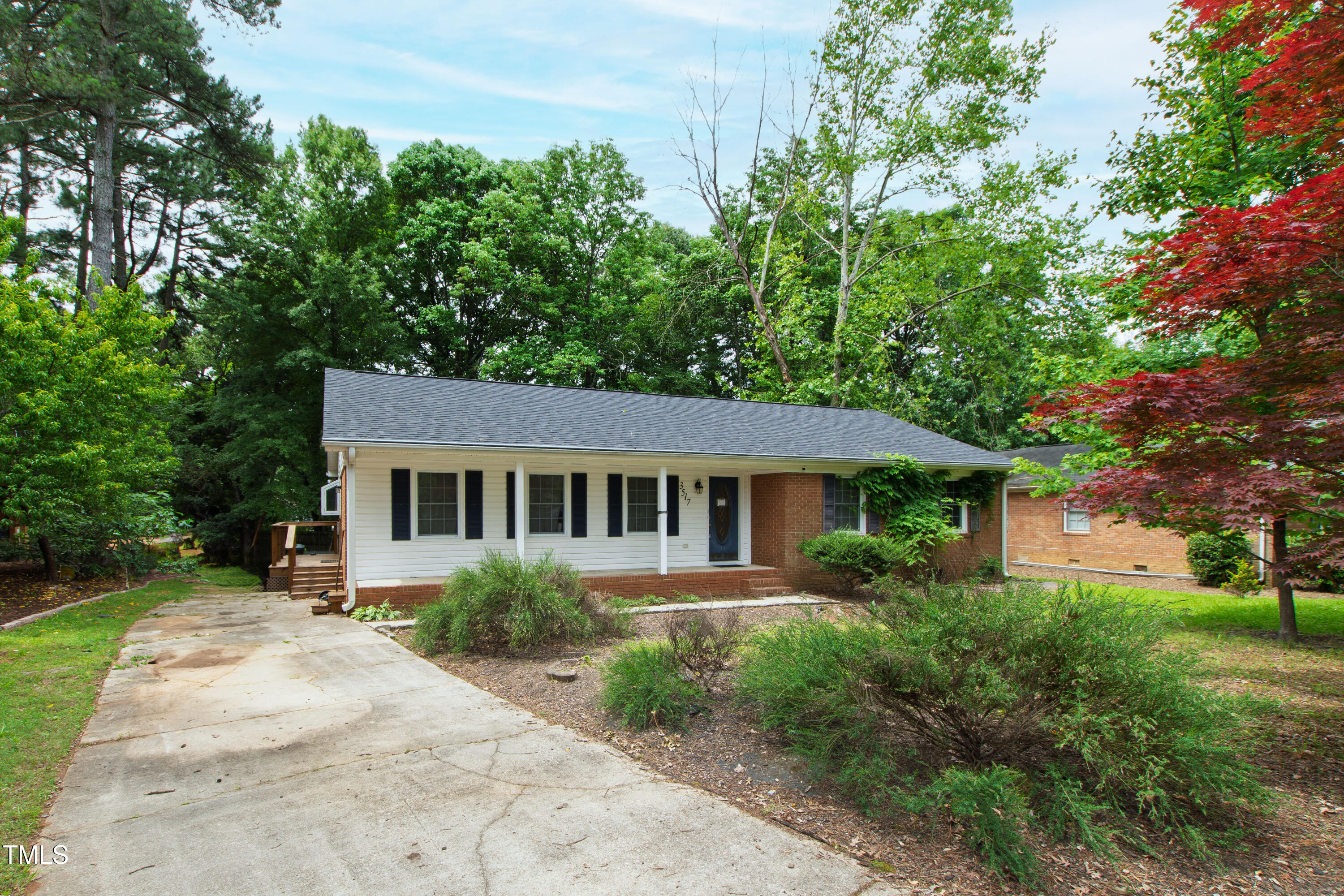 3517 Morningside Drive Raleigh, NC 27607 - Photo 1 of 9 front view of a house with a yard