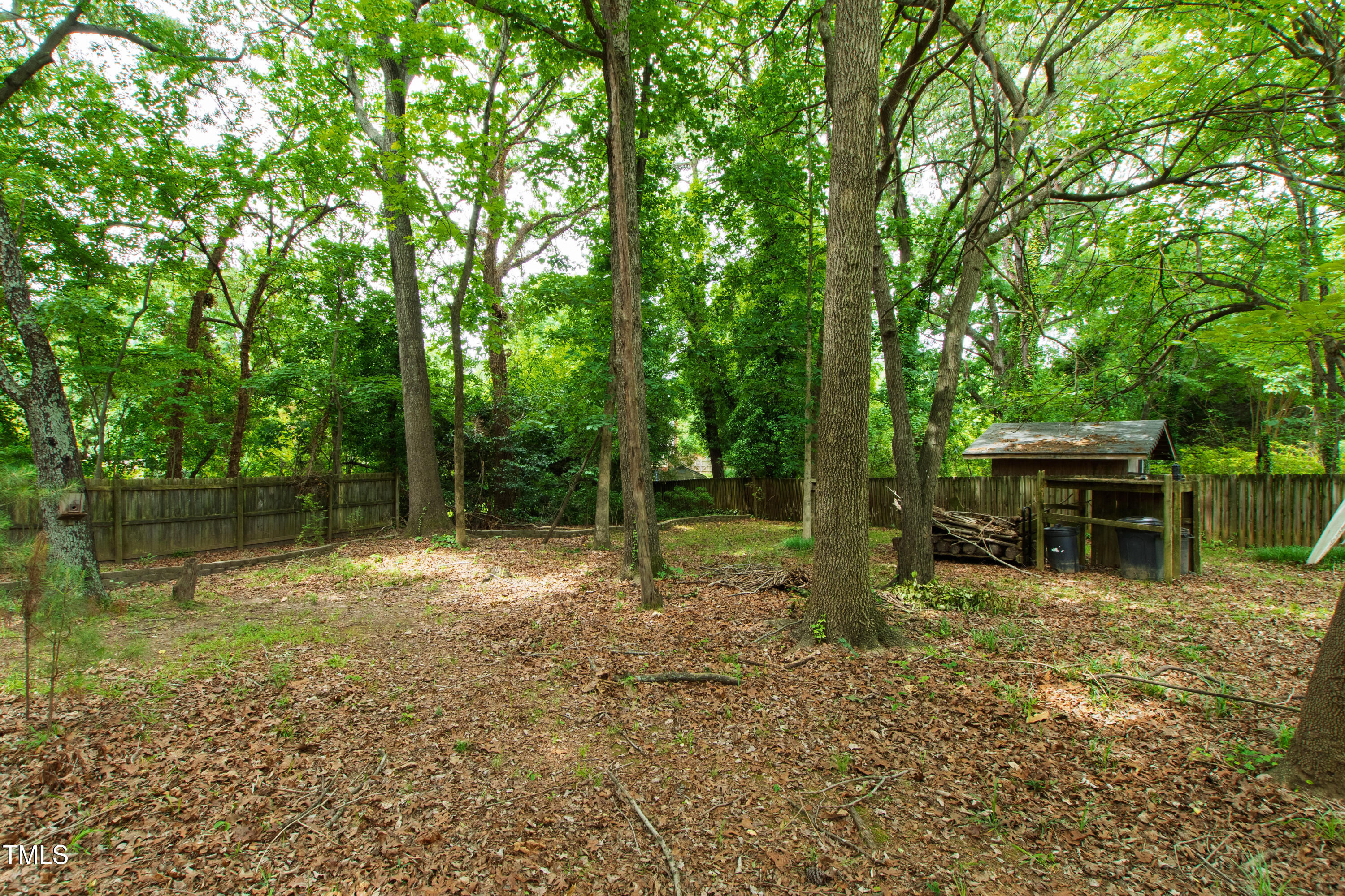 3517 Morningside Drive Raleigh, NC 27607 - Photo 8 of 9 a backyard of a house with lots of green space