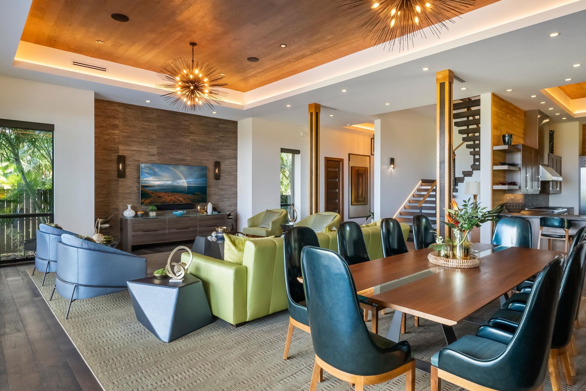 860 South Kihei Road Kihei, HI 96753 - Photo 11 of 49 a living room with furniture and a flat screen tv