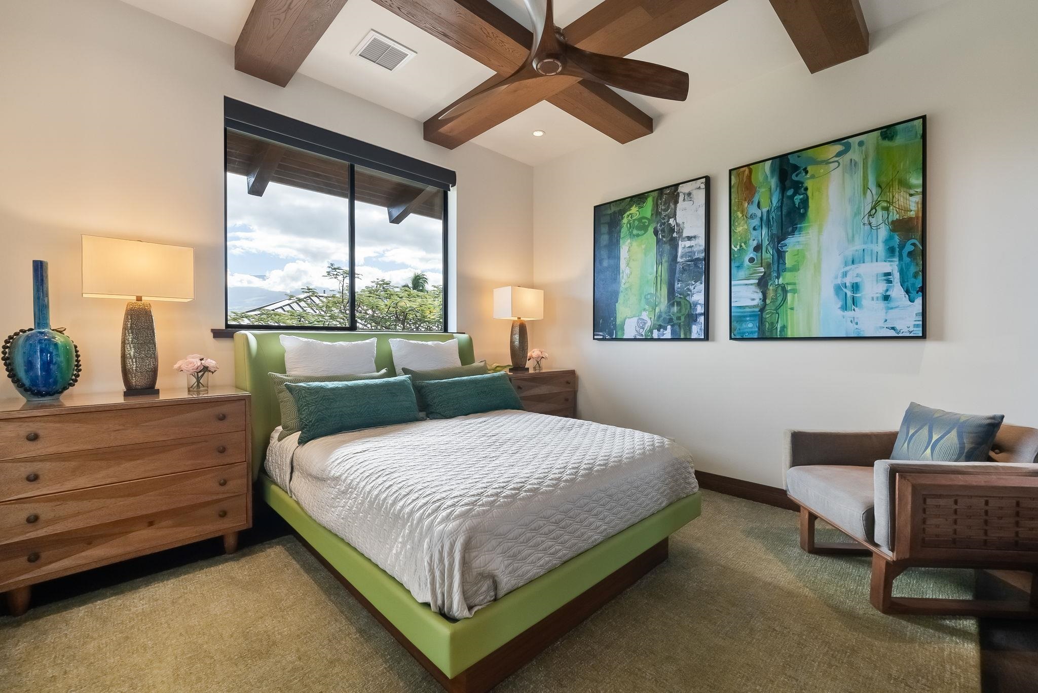 860 South Kihei Road Kihei, HI 96753 - Photo 36 of 49 a bedroom with a large bed and windows