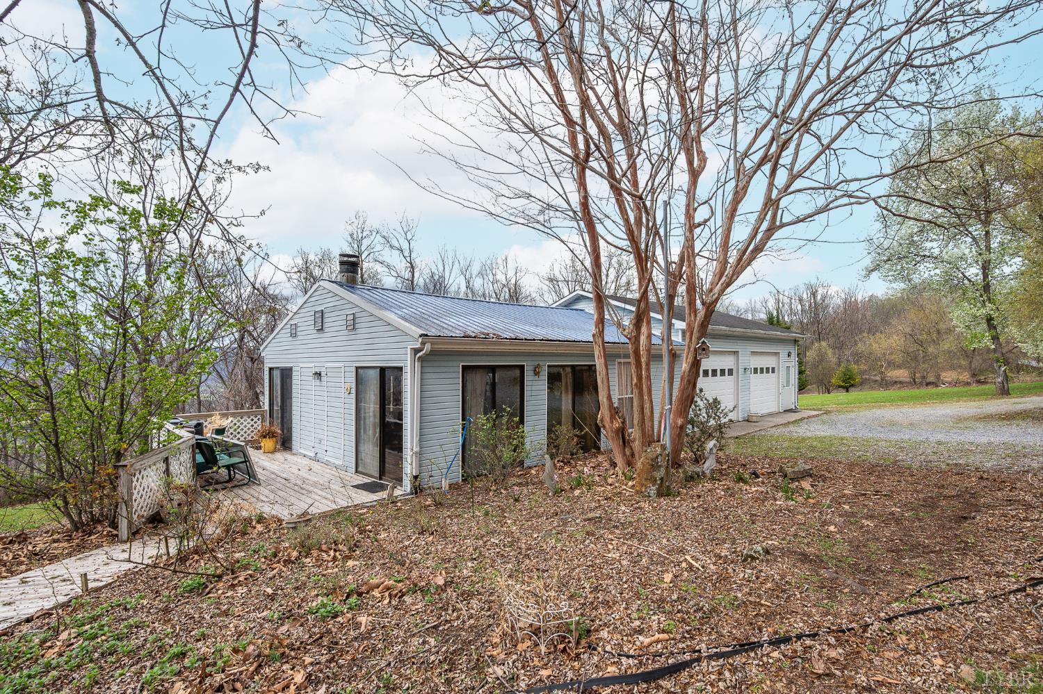 4400 Murray Hollow Road Thaxton, VA 24174 - Photo 6 of 56 a view of a house with backyard and trees