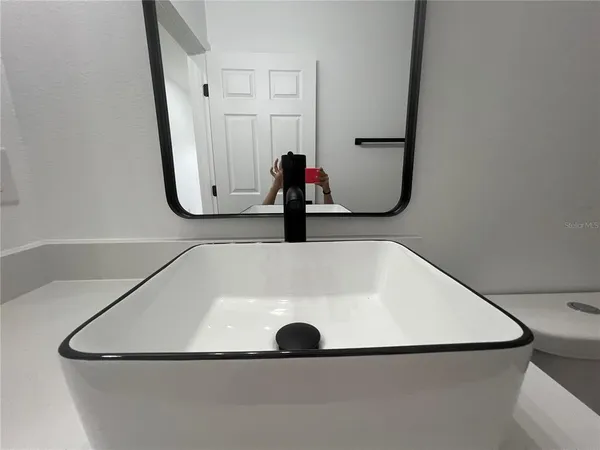a bathroom with a sink