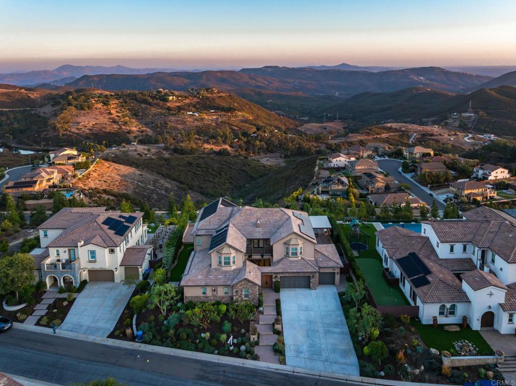 546 Ledge Street San Marcos, CA 92078 - Photo 68 of 75 an aerial view of residential houses with outdoor space