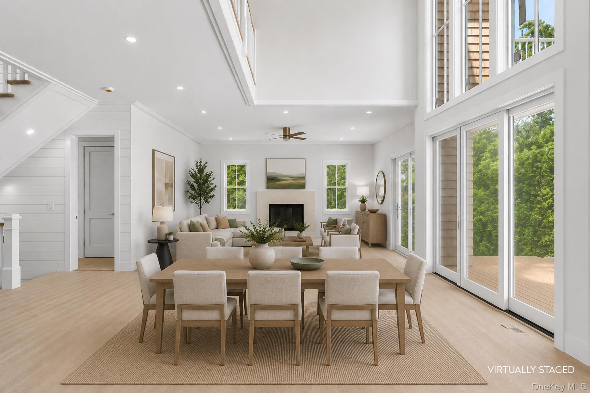 34 Old Main Road Quogue, NY 11959 - Photo 8 of 27 Staged Great Room