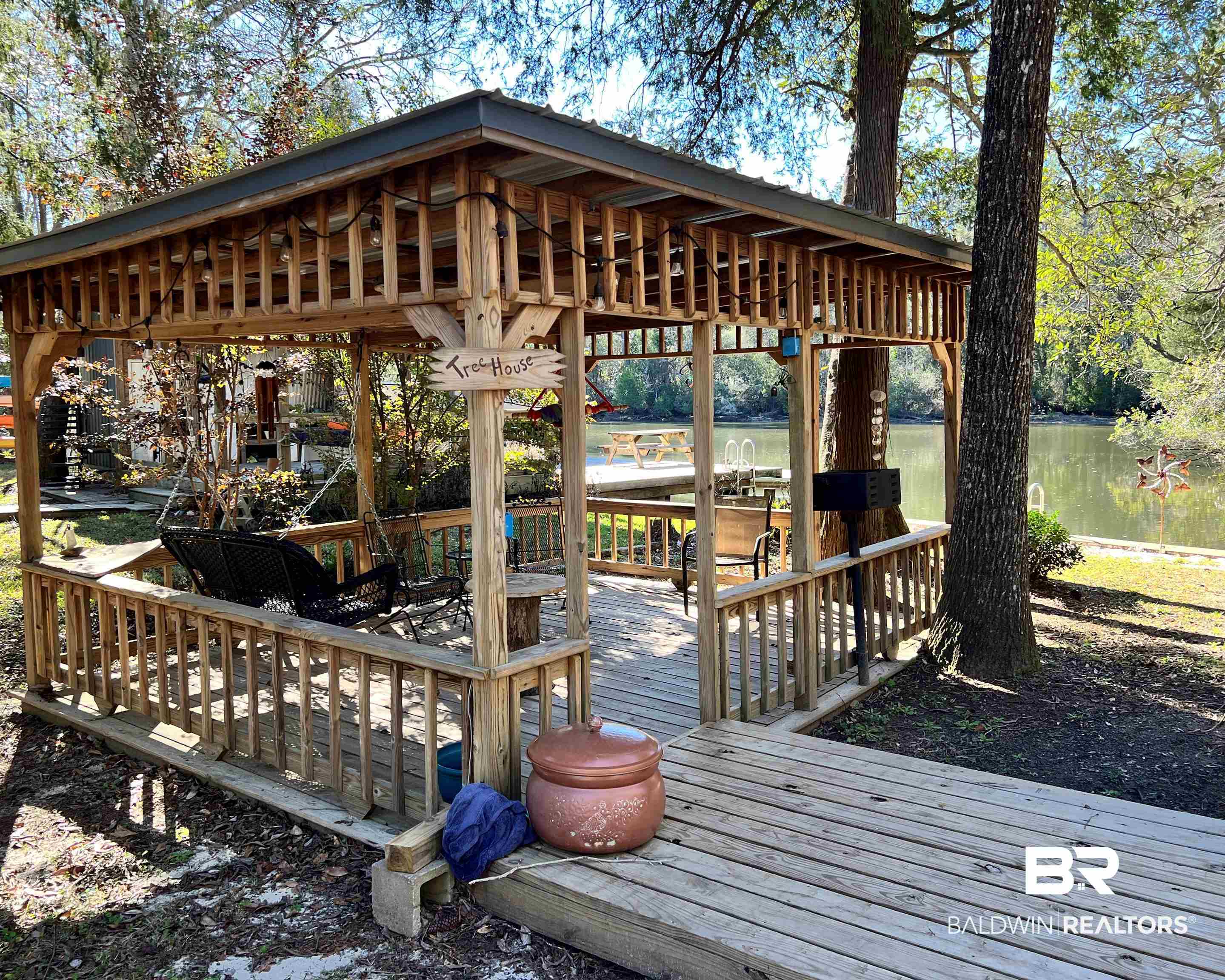 17757 River Road Summerdale, AL 36580 - Photo 11 of 36 Gazebo at river