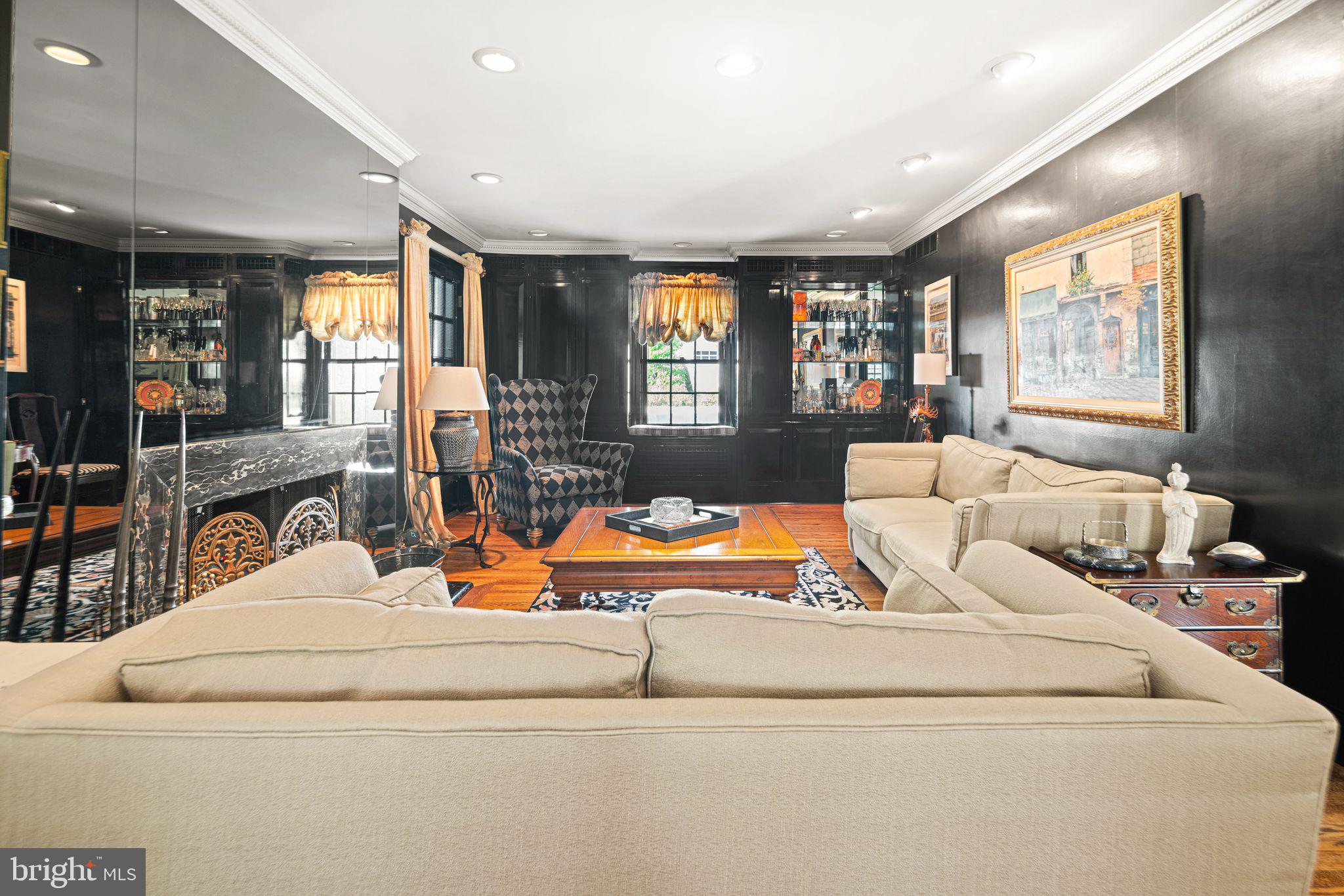 902 Warwick Road Haddonfield, NJ 08033 - Photo 13 of 43 a living room with furniture and windows