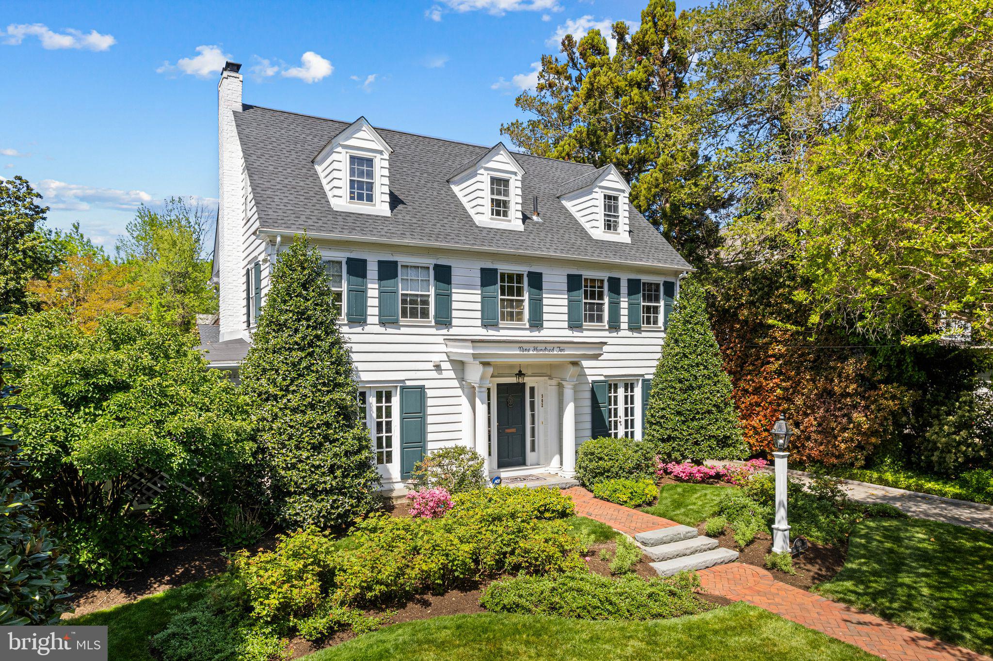 902 Warwick Road Haddonfield, NJ 08033 - Photo 42 of 43 a front view of a house with a yard