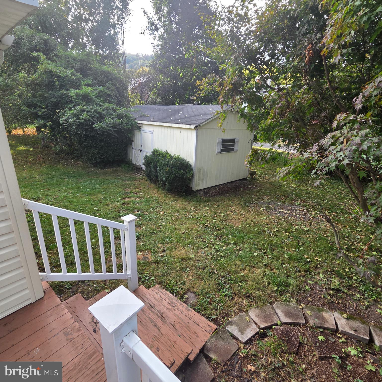 15919 Foundry Row Northwest Mount Savage, MD 21545 - Photo 32 of 41 a view of a deck with a bench