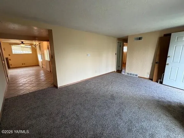 a view of a livingroom with a fireplace