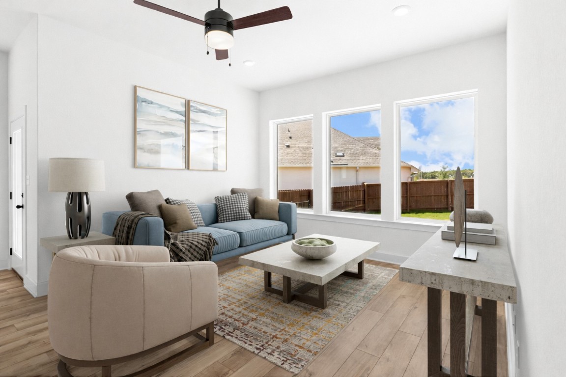 888 Prominence Way Leander, TX 78641 - Photo 3 of 19 Family Room (Staged)