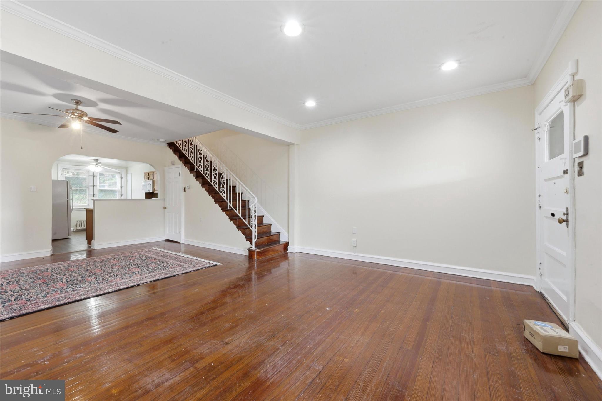 2044 North 63rd Street Philadelphia, PA 19151 - Photo 5 of 26 a view of entryway and hall with wooden floor