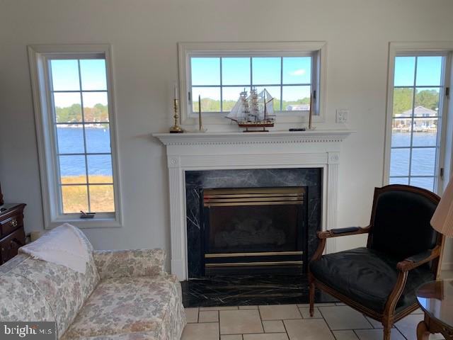 5 The Point Ocean Pines, MD 21811 - Photo 3 of 22 Living room with gas log fireplace