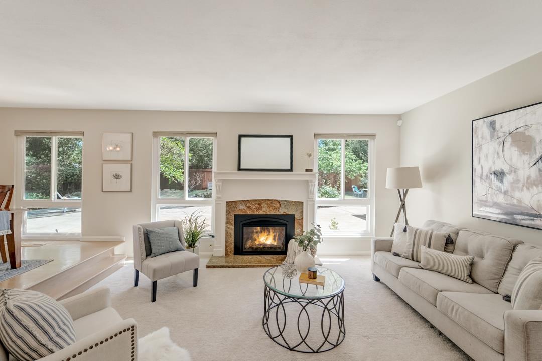 637 Laird Lane Lafayette, CA 94549 - Photo 1 of 44 a living room with furniture and a fireplace