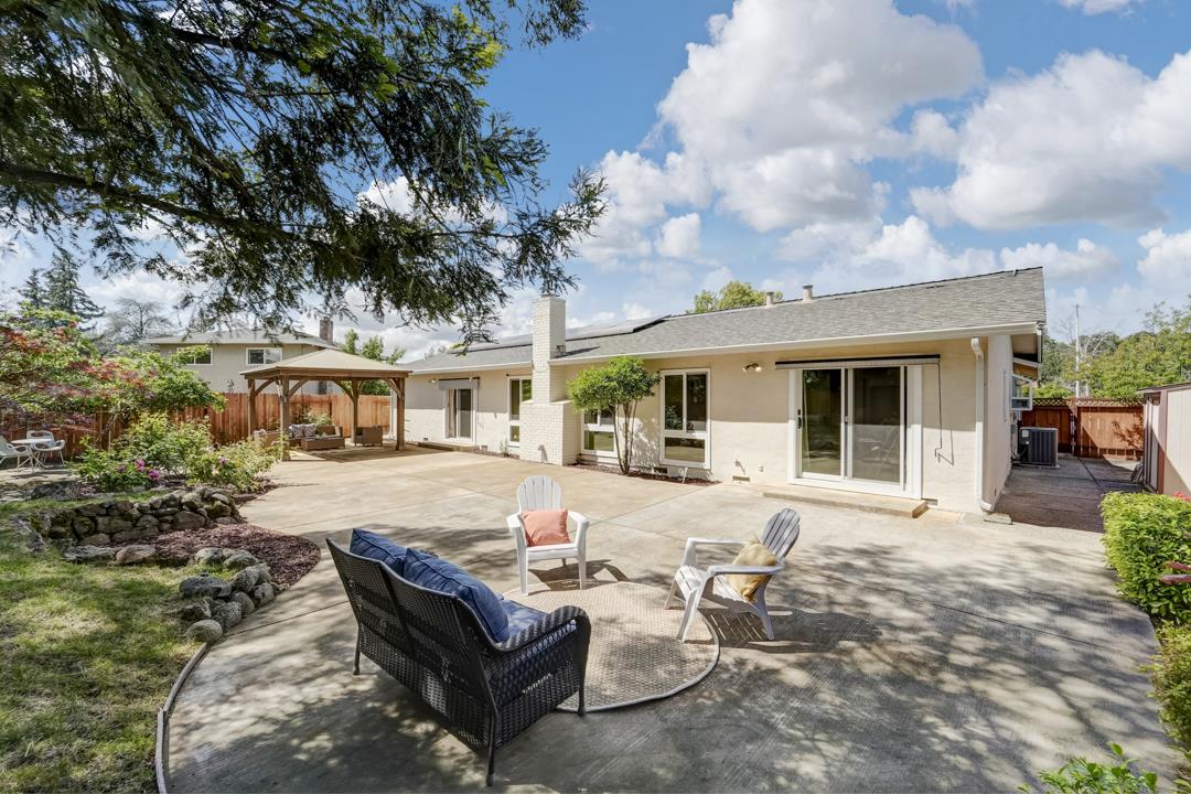 637 Laird Lane Lafayette, CA 94549 - Photo 31 of 44 a view of a house with backyard sitting area and garden