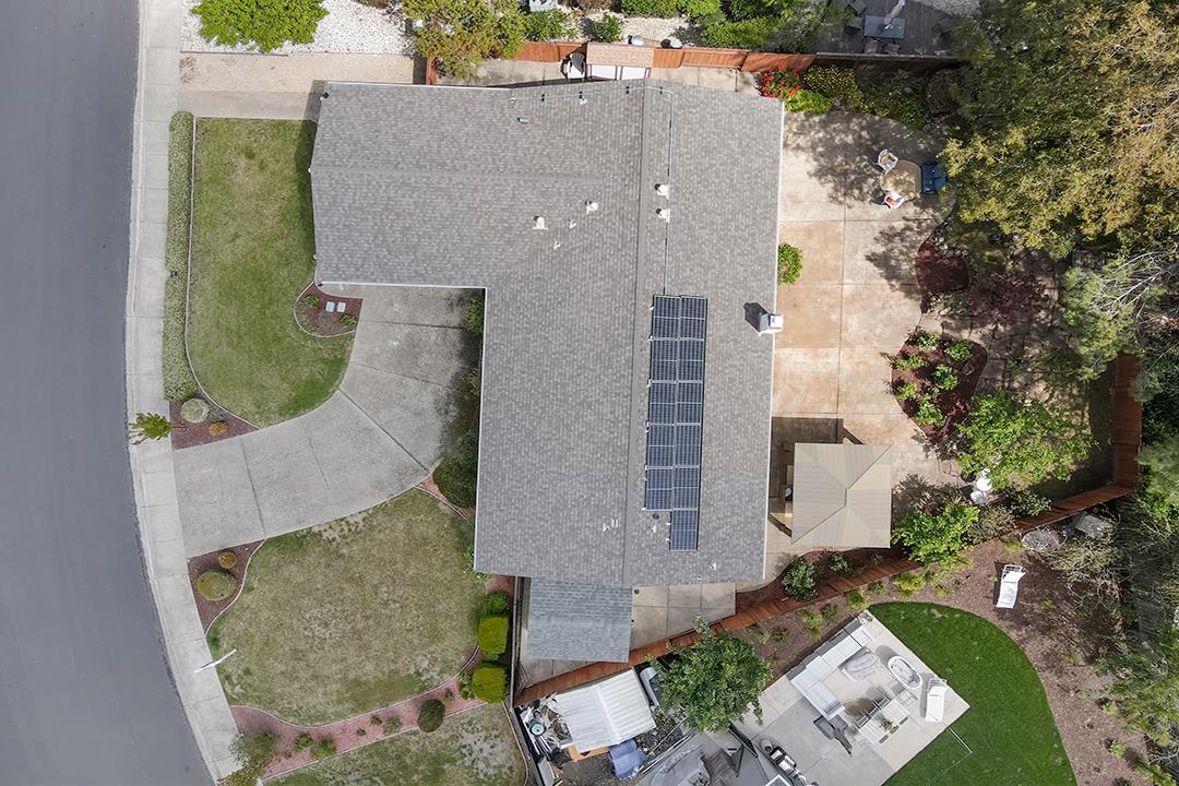 637 Laird Lane Lafayette, CA 94549 - Photo 40 of 44 an aerial view of a house with outdoor space and street view