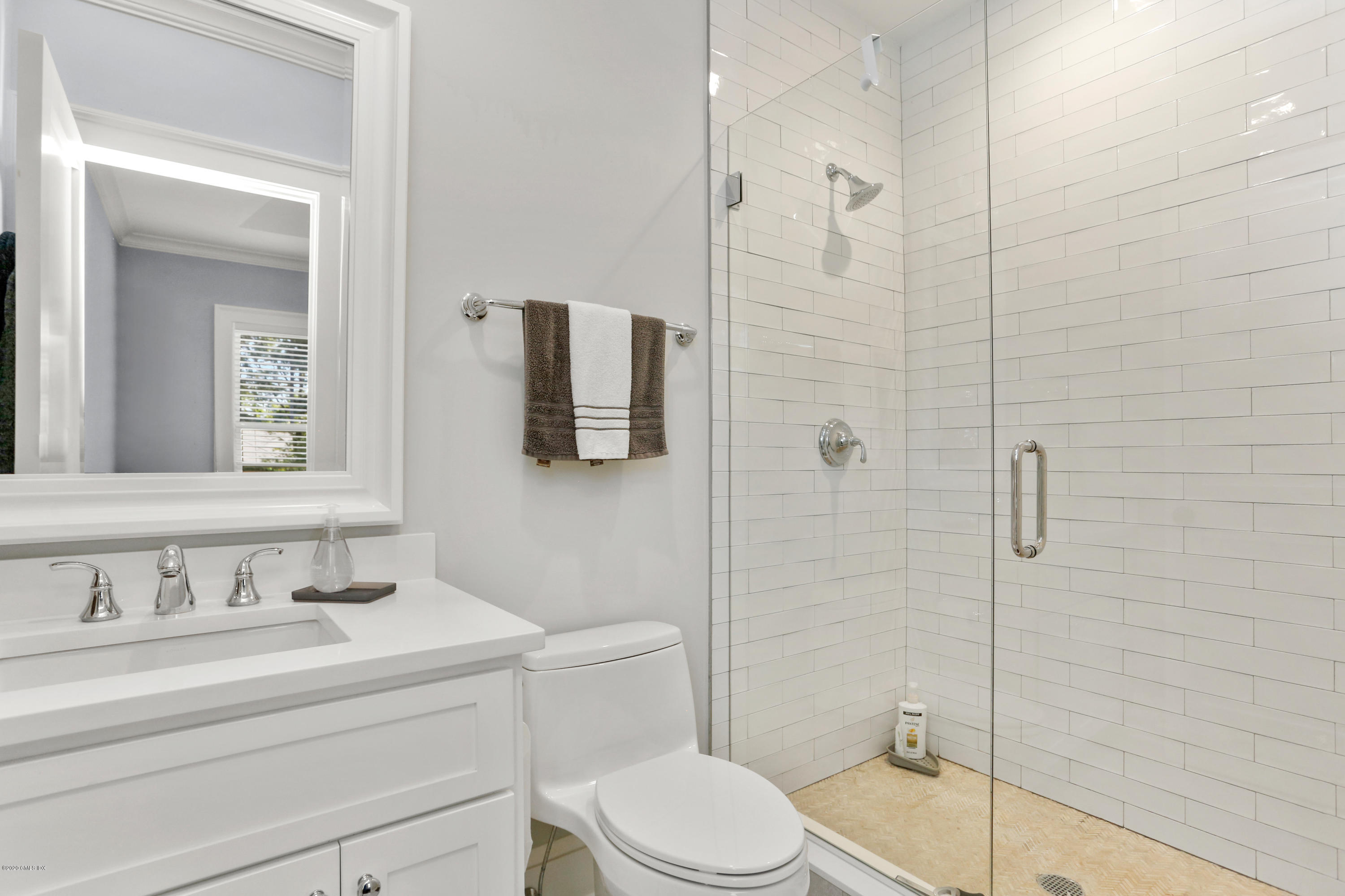 3 Juniper Lane Riverside, CT 06878 - Photo 29 of 46 a bathroom with a sink toilet vanity and shower