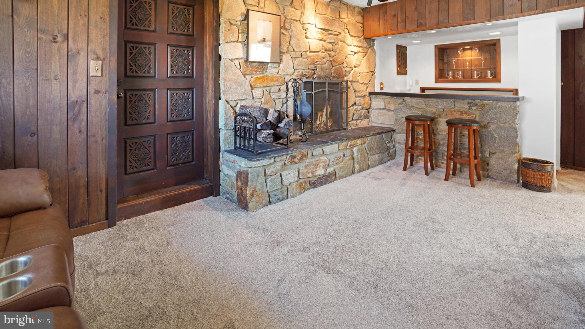 203 Ridgely Road Glen Burnie, MD 21061 - Photo 23 of 35 Family Room with wood burning fireplace