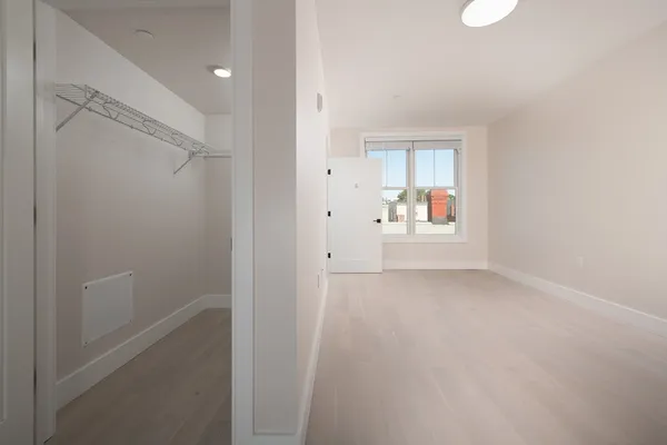 a view of an empty room