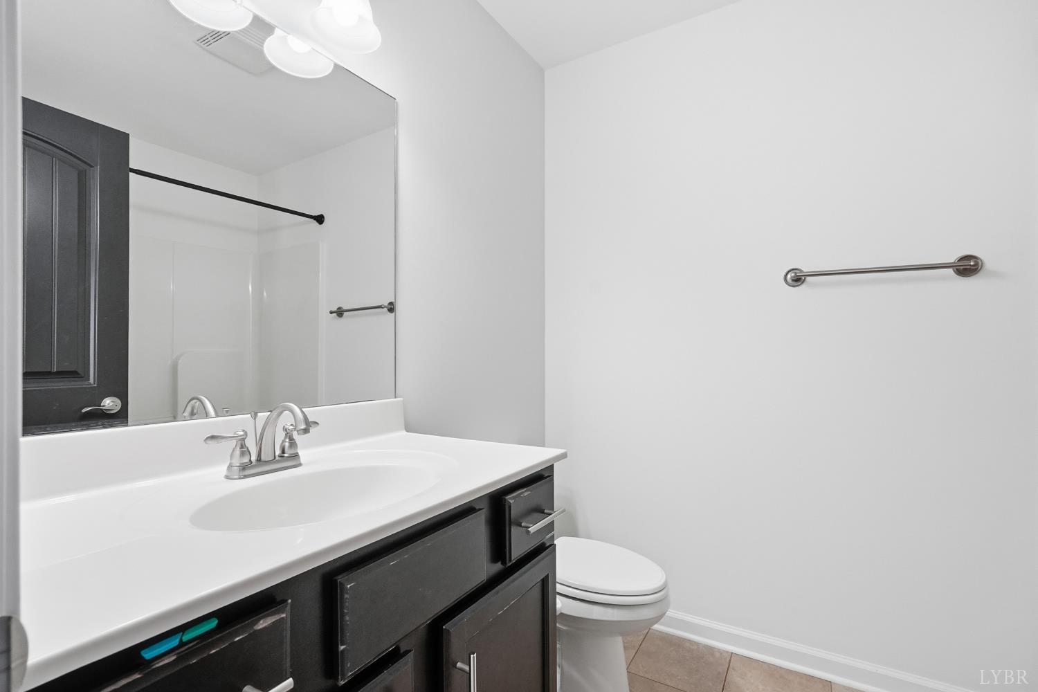 1057 Casley Way Forest, VA 24551 - Photo 14 of 27 a bathroom with a sink a toilet and a mirror