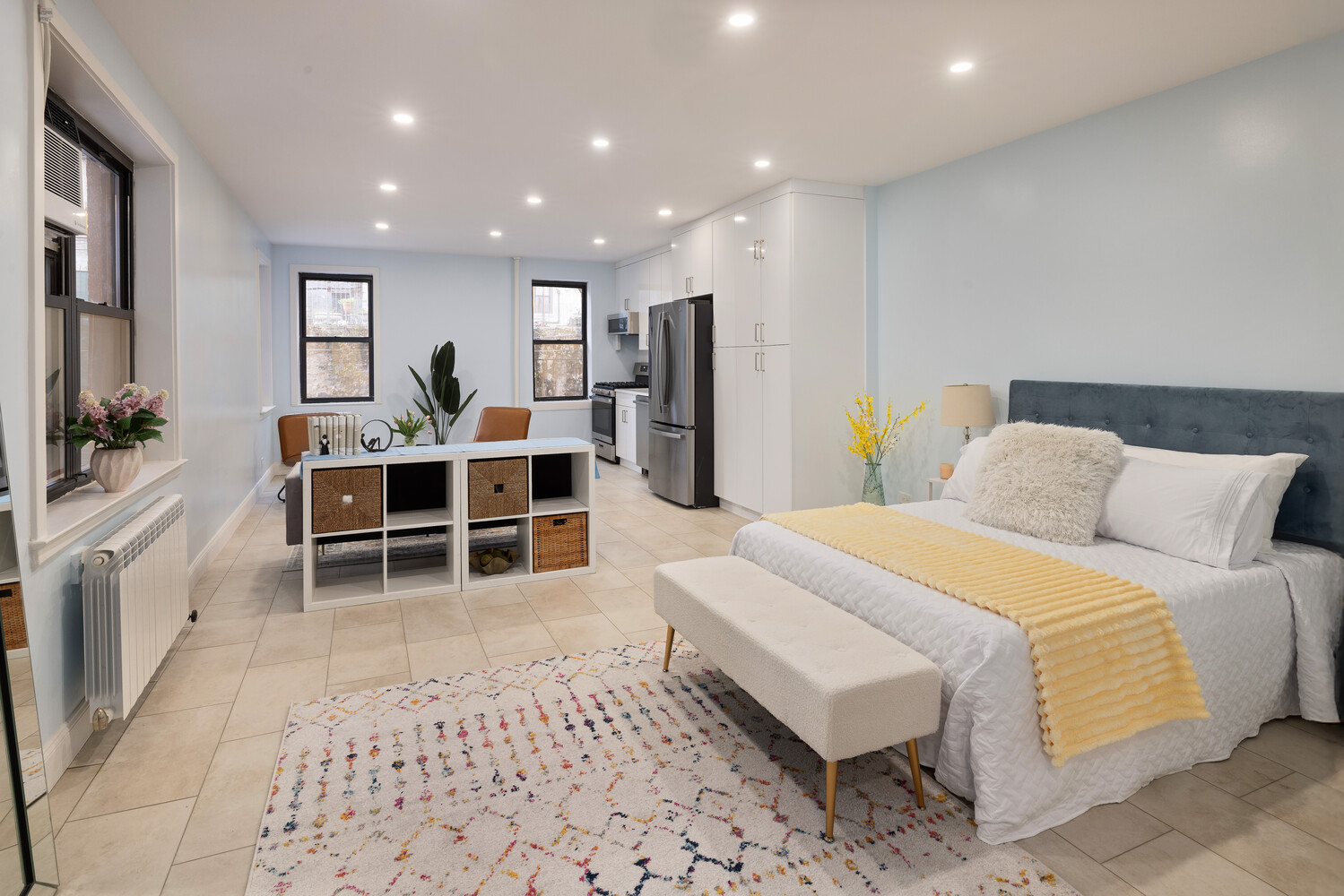 25 Indian Road, Unit 2A Manhattan, NY 10034 - Photo 2 of 11 a bed room with a bed and furniture