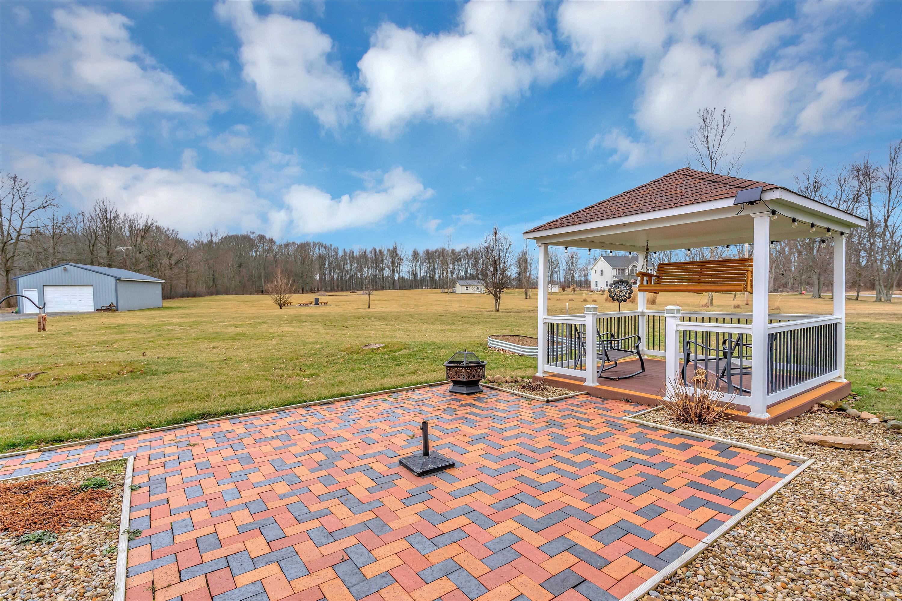 2797 Berger Road Mount Vernon, OH 43050 - Photo 52 of 56 COVERED GAZEBO. BRICK PATIO