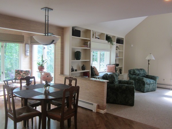 286 Sargent Road Boxborough, MA 01719 - Photo 14 of 29 a living room with furniture dining table and a large window