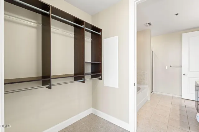 a view of an empty room