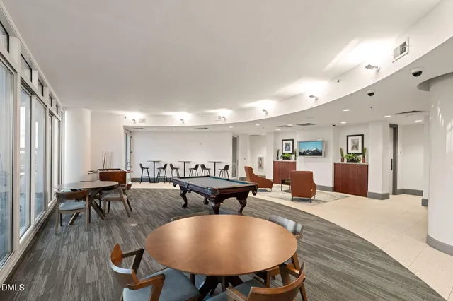 a view of a balcony with lake view