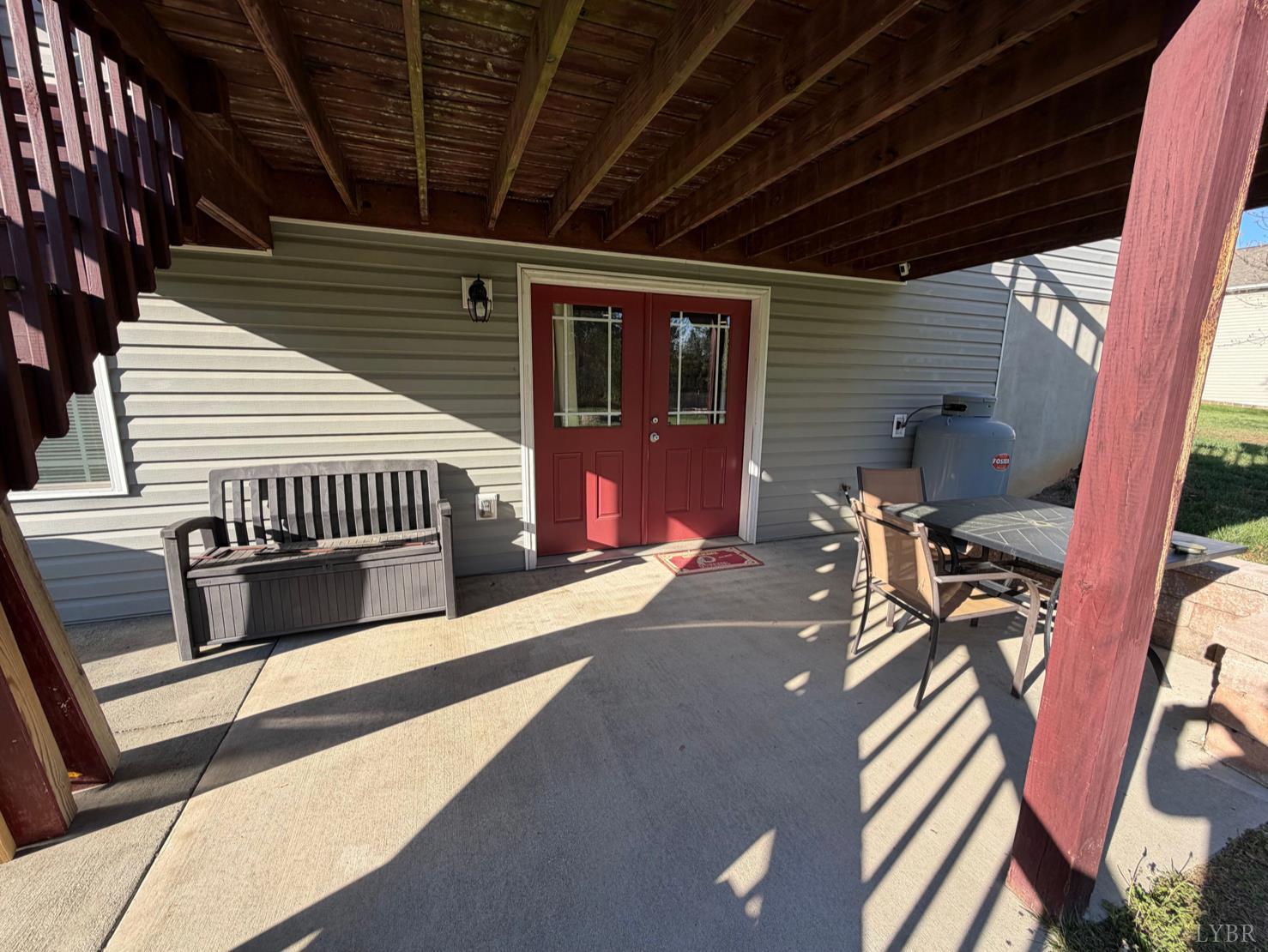 271 Pleasant Ridge Drive Madison Heights, VA 24572 - Photo 34 of 52 a view of a porch with furniture and front door