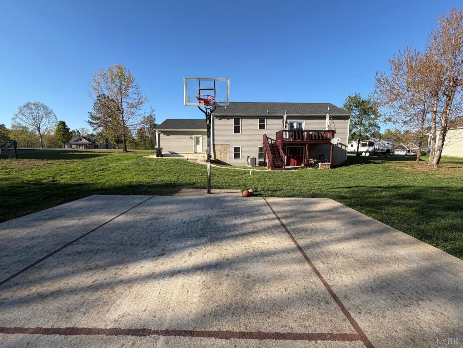 271 Pleasant Ridge Drive Madison Heights, VA 24572 - Photo 38 of 52 a front view of a house with a yard and garage