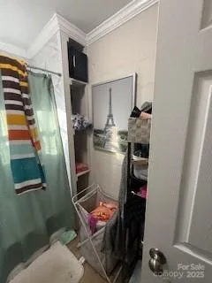 a room with storage and utility