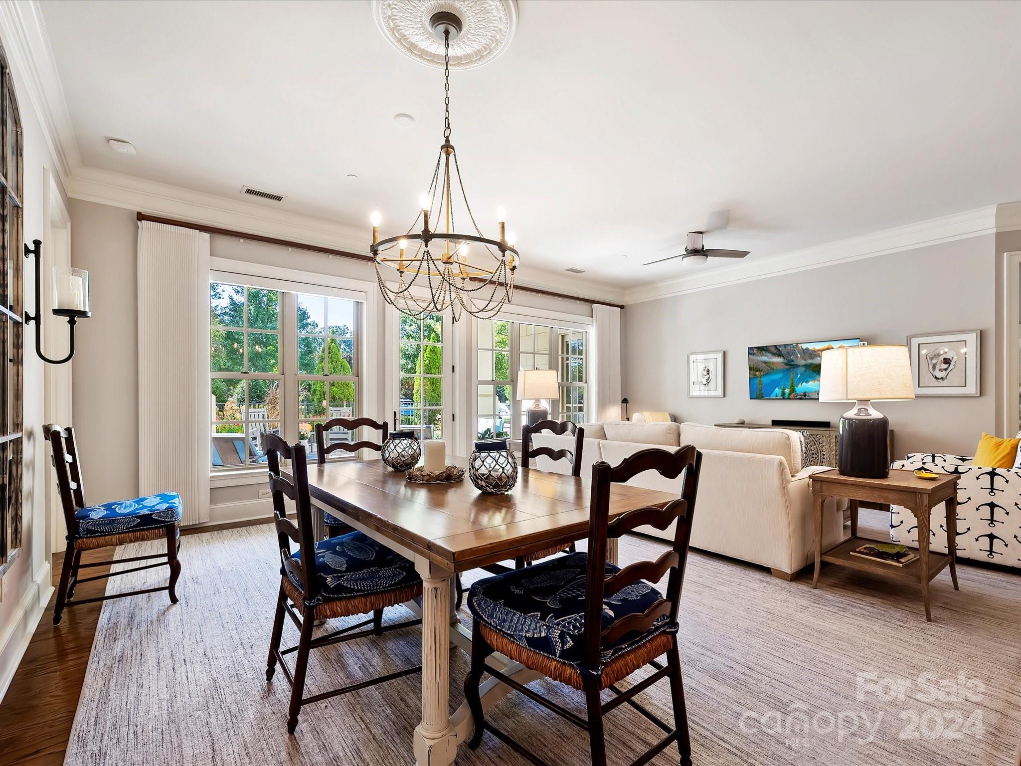 2823 Providence Road, Unit 216 Charlotte, NC 28211 - Photo 6 of 35 a view of a dining room with furniture window and outside view