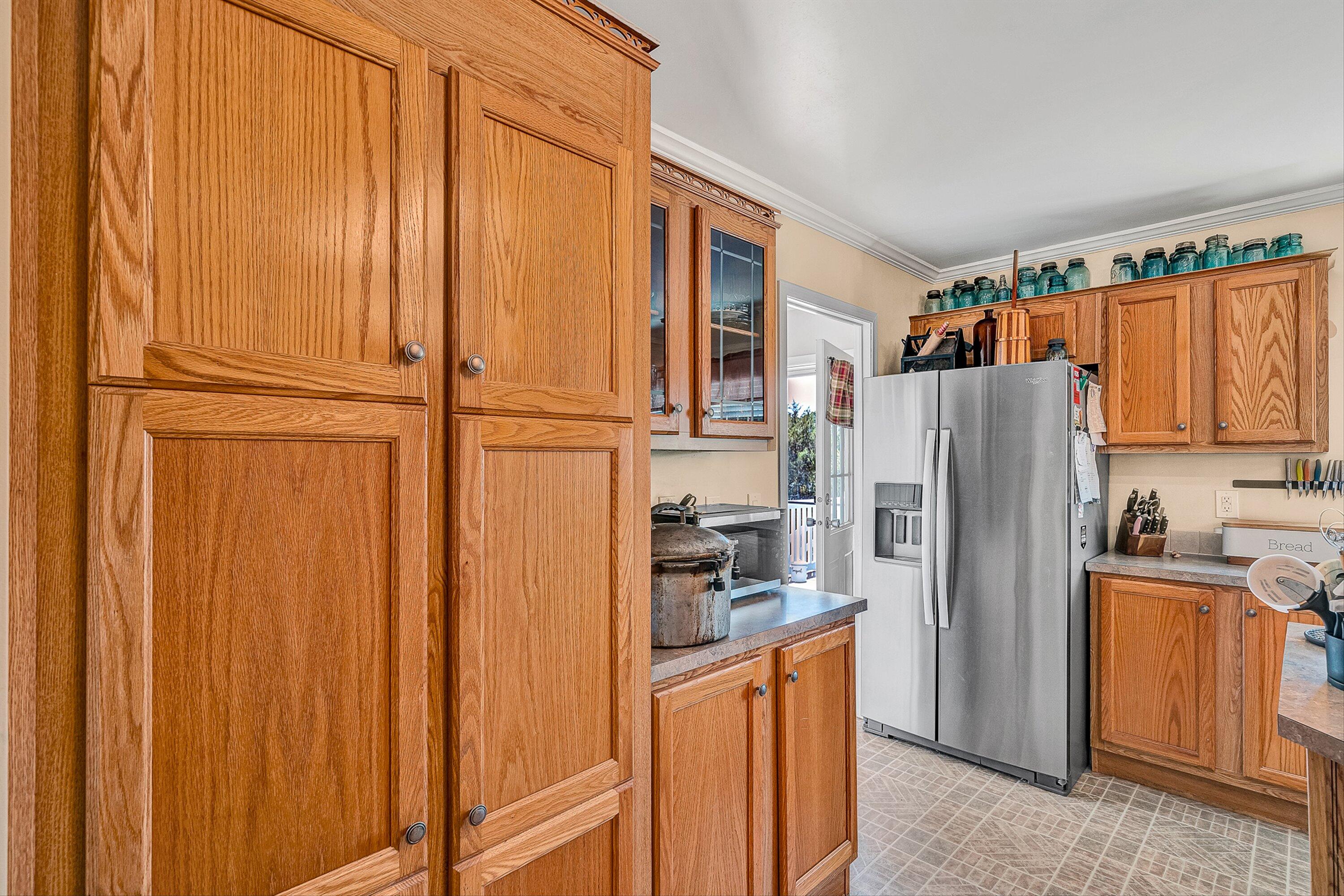 159 Simmons Creek Road Union Hall, VA 24176 - Photo 9 of 55 a kitchen with stainless steel appliances granite countertop a refrigerator and a sink
