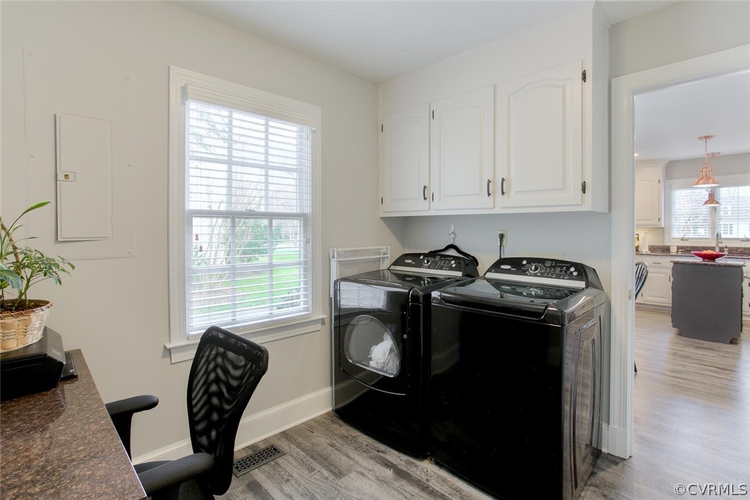 403 Rivers Bend Court Chester, VA 23836 - Photo 17 of 39 a view of workspace with furniture and window