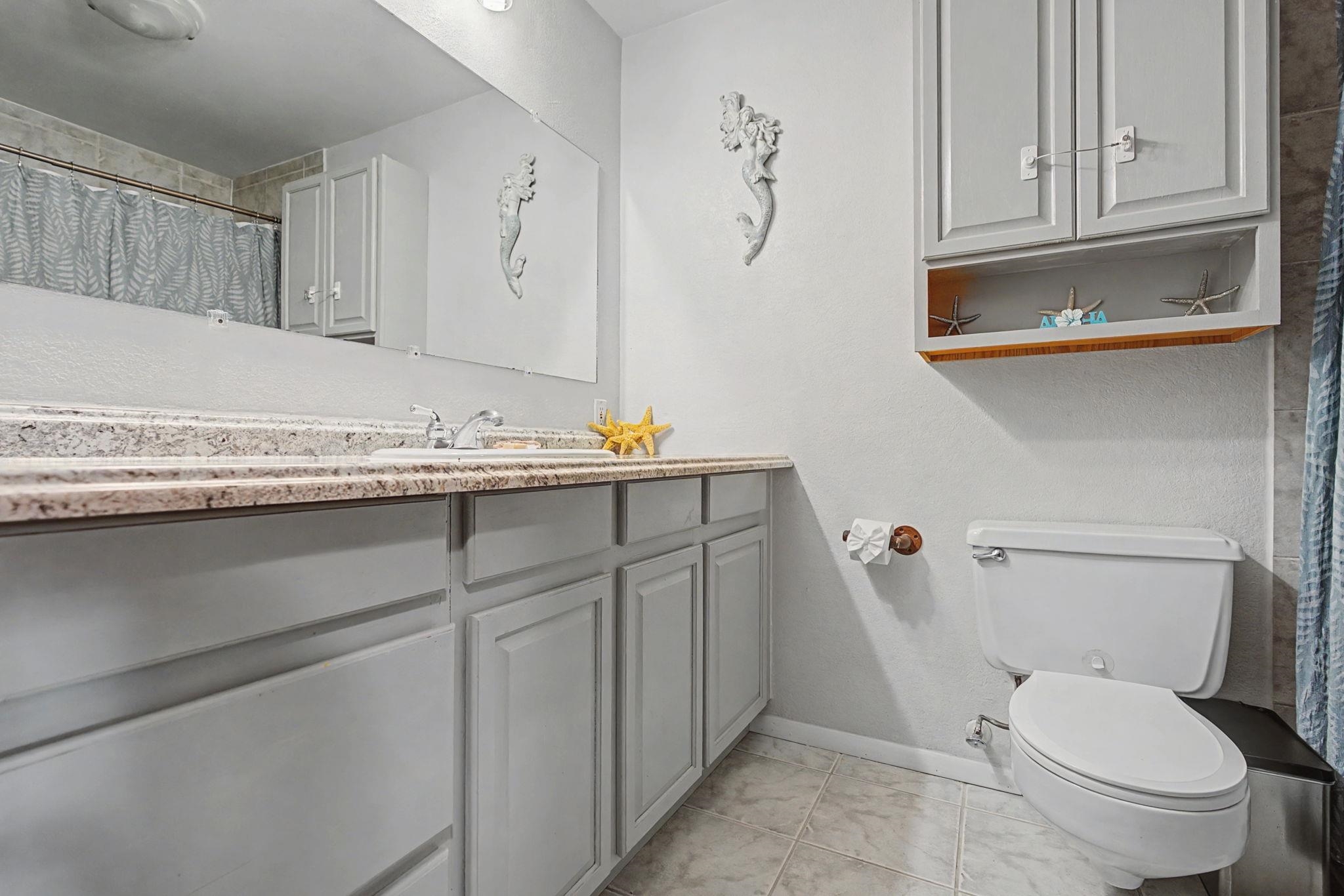 847 26 Road Grand Junction, CO 81505 - Photo 19 of 41 a bathroom with a granite countertop toilet sink and mirror