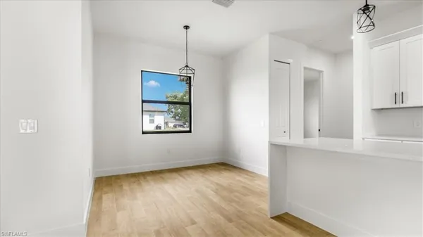 a view of an empty room