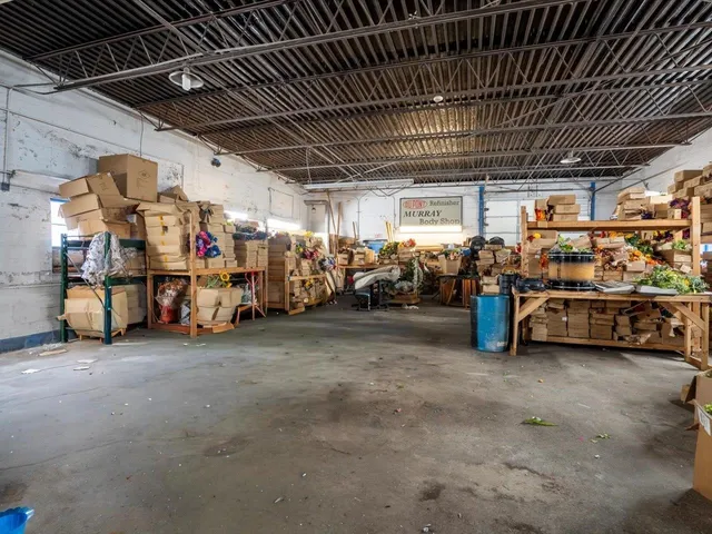 a view of a storage in a room