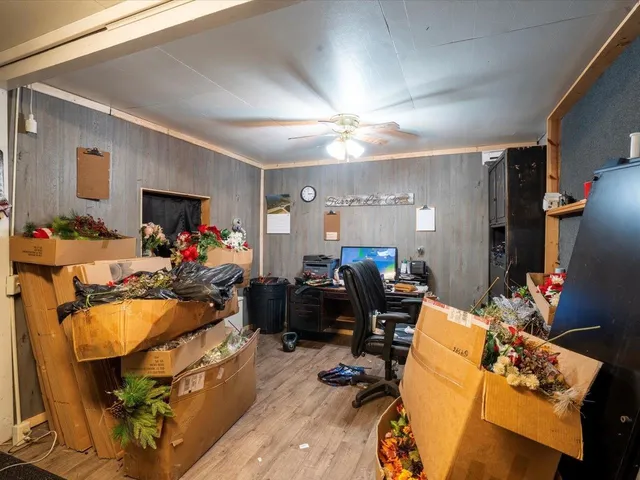 a view of car garage