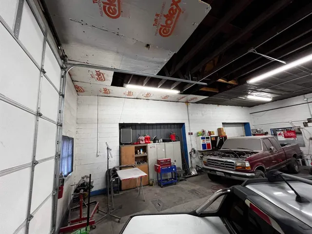 a view of storage and utility room