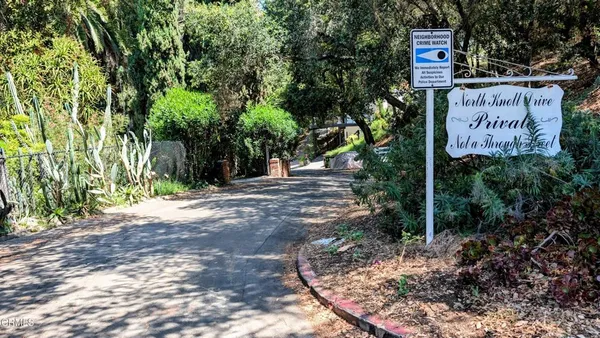 a view of outdoor space with sign board