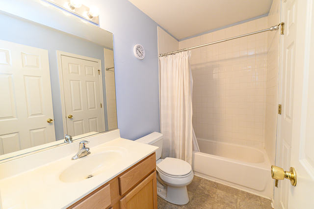 604 Springbrook Trail North Oswego, IL 60543 - Photo 15 of 22 a bathroom with a sink toilet and shower