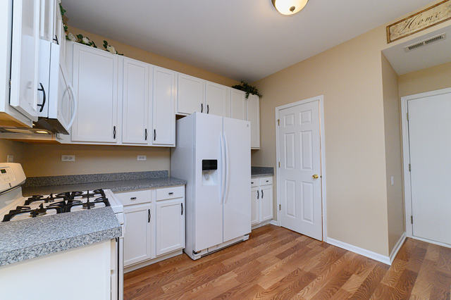 604 Springbrook Trail North Oswego, IL 60543 - Photo 3 of 22 a kitchen with a stove a refrigerator and a sink
