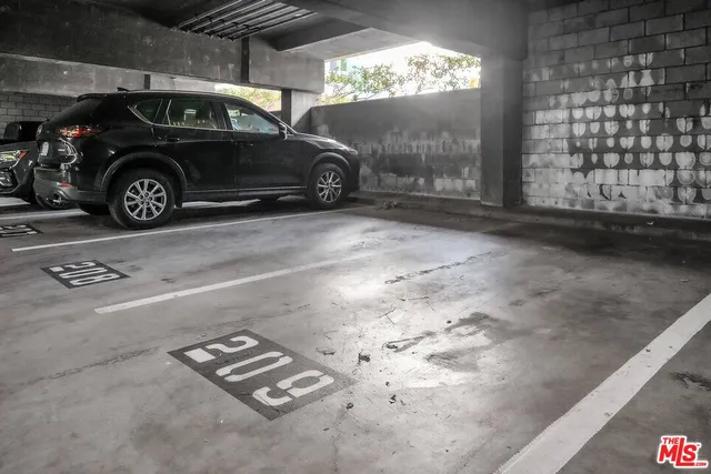 a view of car garage