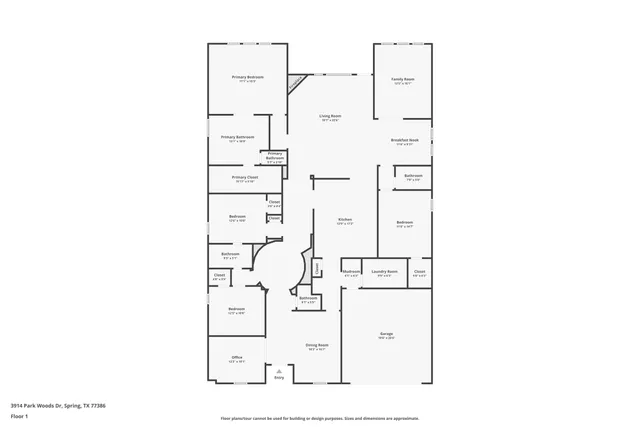 $535,000 | 3914 Park Woods Drive, Spring, TX 77386