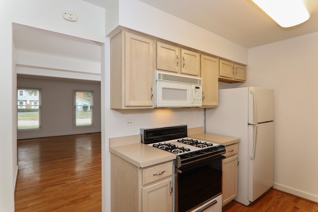 4201 Cumnor Road Downers Grove, IL 60515 - Photo 5 of 10 a kitchen with stainless steel appliances granite countertop a stove and a refrigerator